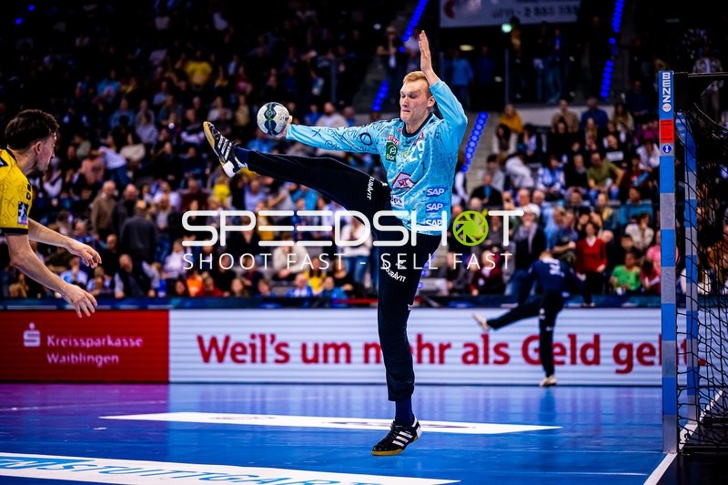 Handball I Herren I Saison 2023-2024 I Liqui Moly Handballbundesliga I 18. Spieltag I TVB Stuttgart - Rhein-Neckar Löwen I 23.12.2023