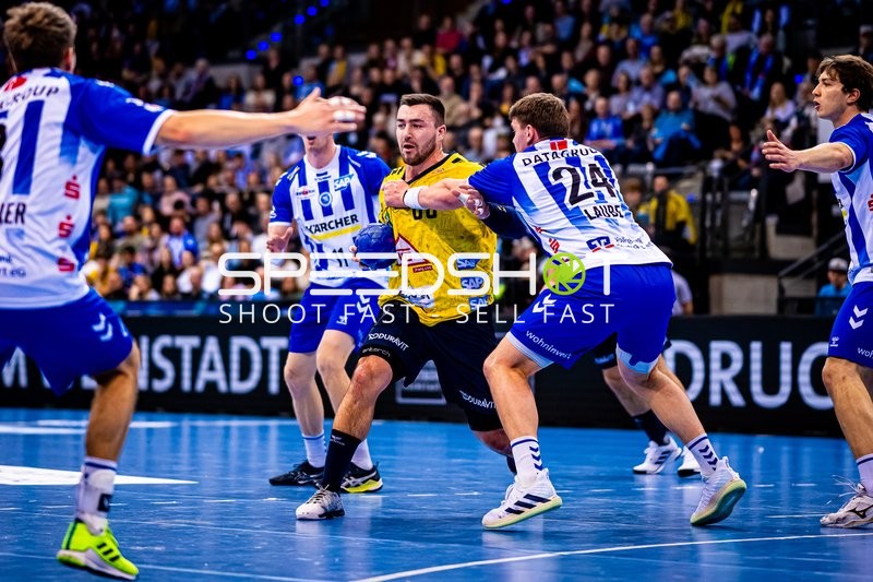 Handball I Herren I Saison 2023-2024 I Liqui Moly Handballbundesliga I 18. Spieltag I TVB Stuttgart - Rhein-Neckar Löwen I 23.12.2023