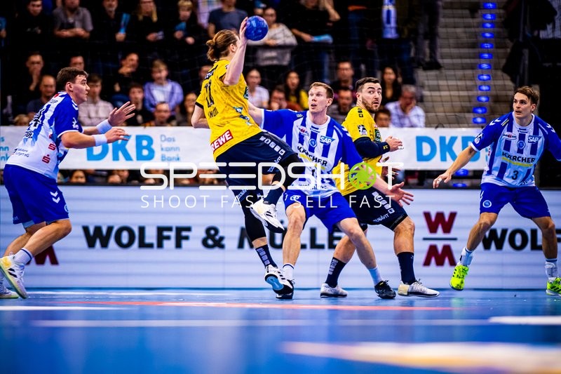 Handball I Herren I Saison 2023-2024 I Liqui Moly Handballbundesliga I 18. Spieltag I TVB Stuttgart - Rhein-Neckar Löwen I 23.12.2023