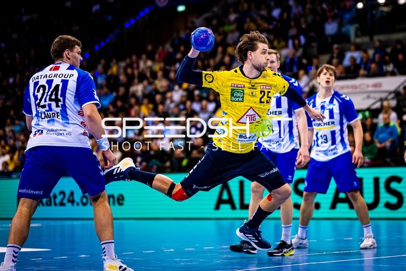 Handball I Herren I Saison 2023-2024 I Liqui Moly Handballbundesliga I 18. Spieltag I TVB Stuttgart - Rhein-Neckar Löwen I 23.12.2023