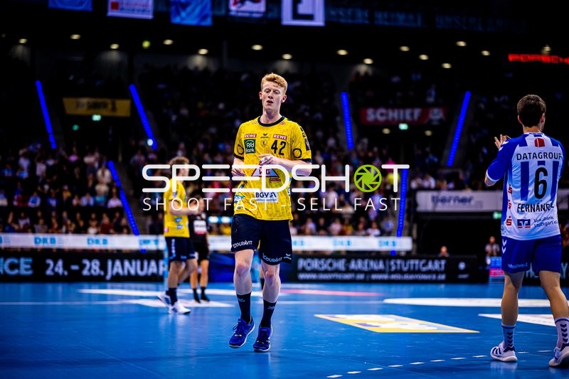 Handball I Herren I Saison 2023-2024 I Liqui Moly Handballbundesliga I 18. Spieltag I TVB Stuttgart - Rhein-Neckar Löwen I 23.12.2023