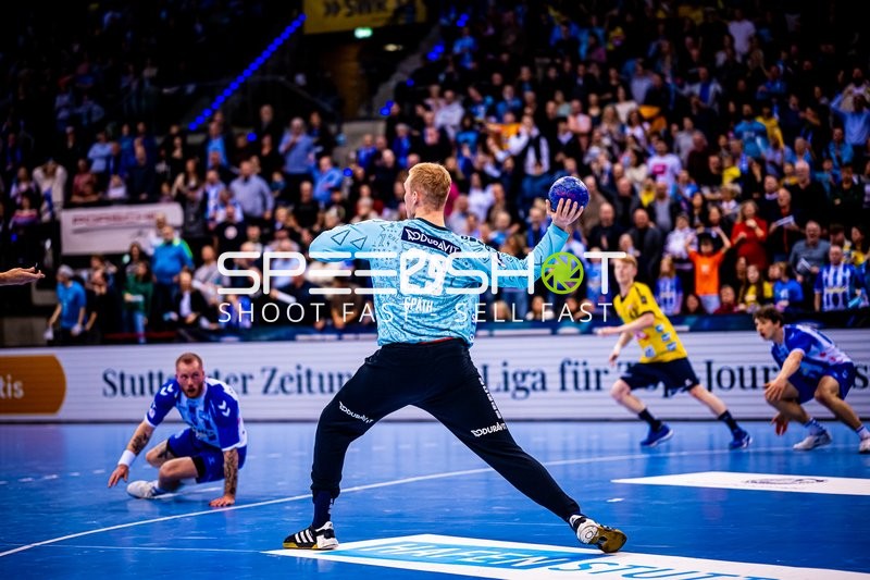 Handball I Herren I Saison 2023-2024 I Liqui Moly Handballbundesliga I 18. Spieltag I TVB Stuttgart - Rhein-Neckar Löwen I 23.12.2023