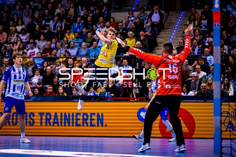 Handball I Herren I Saison 2023-2024 I Liqui Moly Handballbundesliga I 18. Spieltag I TVB Stuttgart - Rhein-Neckar Löwen I 23.12.2023