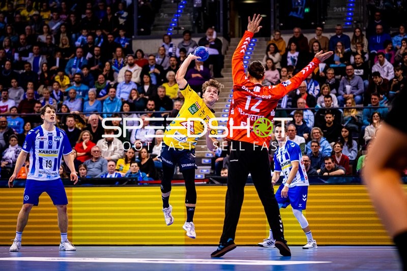 Handball I Herren I Saison 2023-2024 I Liqui Moly Handballbundesliga I 18. Spieltag I TVB Stuttgart - Rhein-Neckar Löwen I 23.12.2023