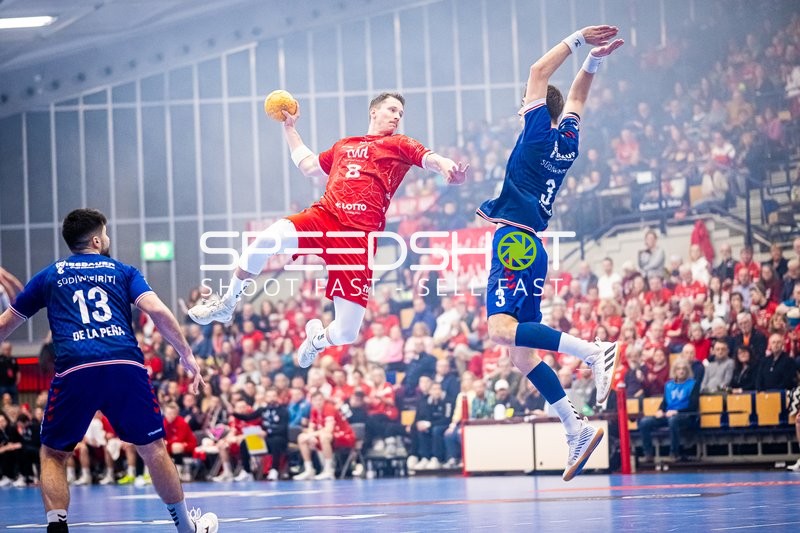 Handball I Herren I Saison 2023-2024 I 2. Handballbundesliga I 19. Spieltag I Eulen Ludwigshafen - SG BBM Bietigheim I 26.12.2023