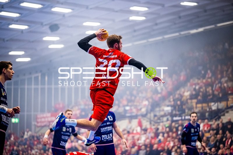 Handball I Herren I Saison 2023-2024 I 2. Handballbundesliga I 19. Spieltag I Eulen Ludwigshafen - SG BBM Bietigheim I 26.12.2023