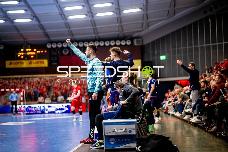 Handball I Herren I Saison 2023-2024 I 2. Handballbundesliga I 19. Spieltag I Eulen Ludwigshafen - SG BBM Bietigheim I 26.12.2023