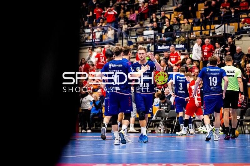 Handball I Herren I Saison 2023-2024 I 2. Handballbundesliga I 19. Spieltag I Eulen Ludwigshafen - SG BBM Bietigheim I 26.12.2023