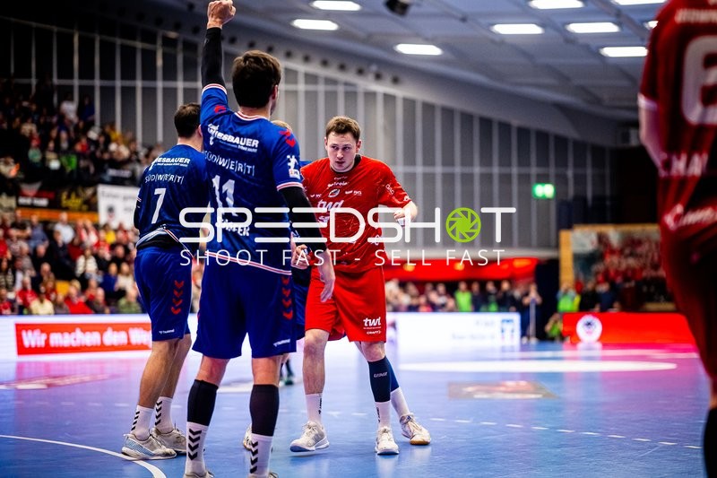 Handball I Herren I Saison 2023-2024 I 2. Handballbundesliga I 19. Spieltag I Eulen Ludwigshafen - SG BBM Bietigheim I 26.12.2023