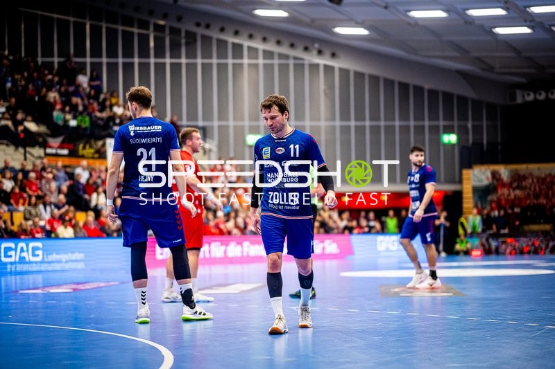 Handball I Herren I Saison 2023-2024 I 2. Handballbundesliga I 19. Spieltag I Eulen Ludwigshafen - SG BBM Bietigheim I 26.12.2023