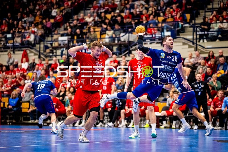 Handball I Herren I Saison 2023-2024 I 2. Handballbundesliga I 19. Spieltag I Eulen Ludwigshafen - SG BBM Bietigheim I 26.12.2023