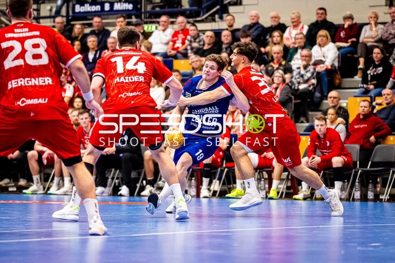 Handball I Herren I Saison 2023-2024 I 2. Handballbundesliga I 19. Spieltag I Eulen Ludwigshafen - SG BBM Bietigheim I 26.12.2023