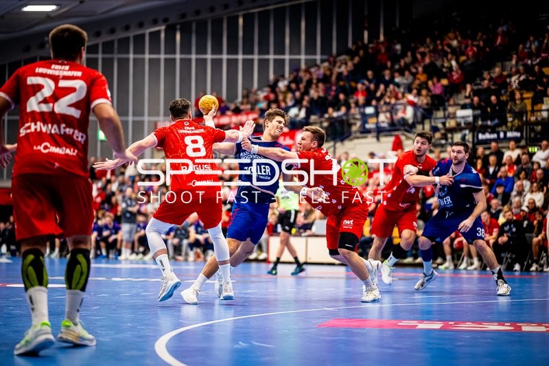 Handball I Herren I Saison 2023-2024 I 2. Handballbundesliga I 19. Spieltag I Eulen Ludwigshafen - SG BBM Bietigheim I 26.12.2023