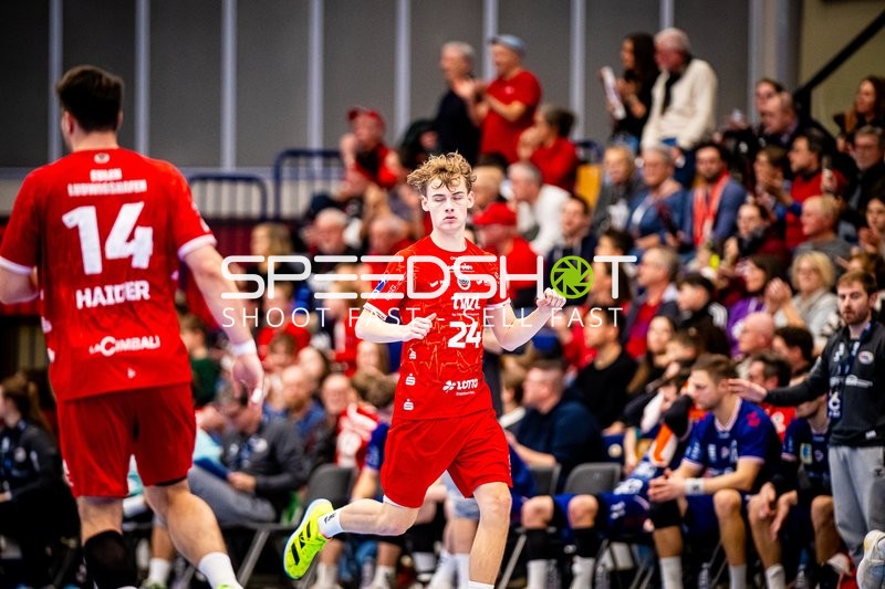 Handball I Herren I Saison 2023-2024 I 2. Handballbundesliga I 19. Spieltag I Eulen Ludwigshafen - SG BBM Bietigheim I 26.12.2023