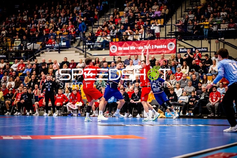 Handball I Herren I Saison 2023-2024 I 2. Handballbundesliga I 19. Spieltag I Eulen Ludwigshafen - SG BBM Bietigheim I 26.12.2023