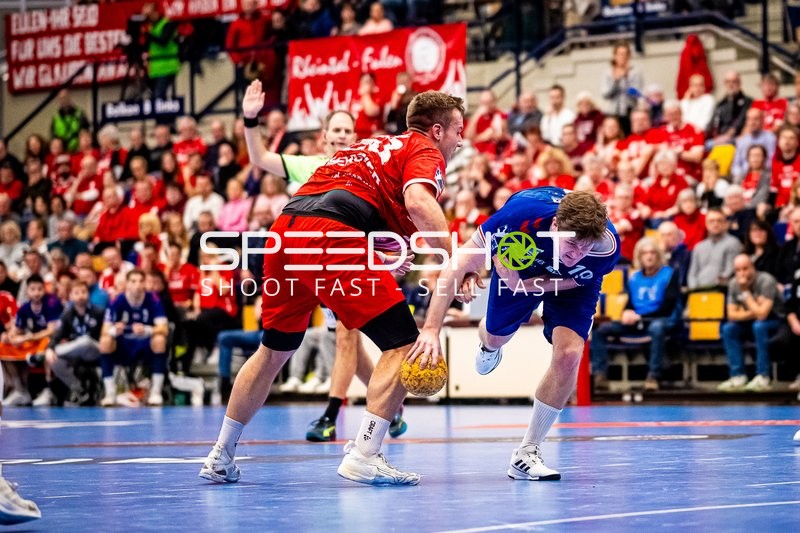 Handball I Herren I Saison 2023-2024 I 2. Handballbundesliga I 19. Spieltag I Eulen Ludwigshafen - SG BBM Bietigheim I 26.12.2023