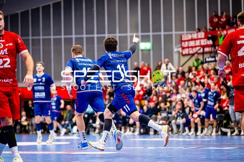 Handball I Herren I Saison 2023-2024 I 2. Handballbundesliga I 19. Spieltag I Eulen Ludwigshafen - SG BBM Bietigheim I 26.12.2023