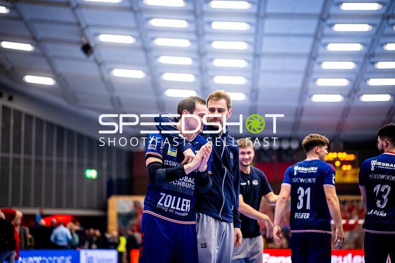 Handball I Herren I Saison 2023-2024 I 2. Handballbundesliga I 19. Spieltag I Eulen Ludwigshafen - SG BBM Bietigheim I 26.12.2023