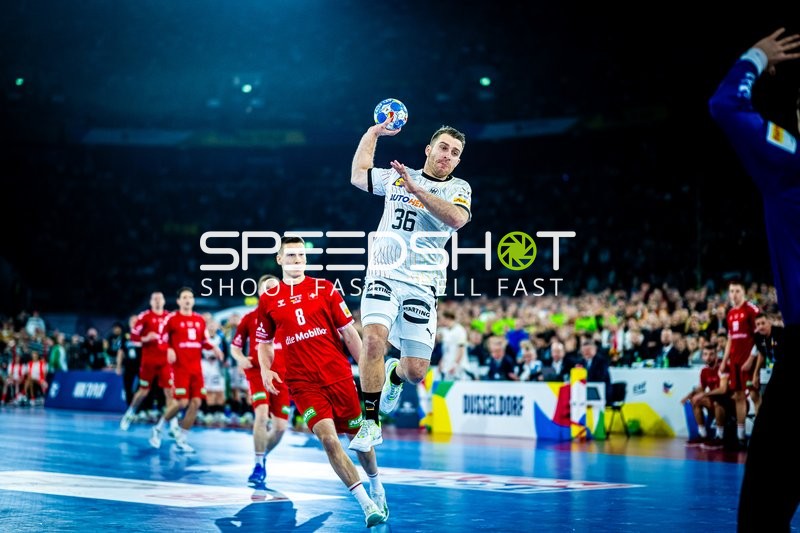 Handball I Herren I Euro 2024 I Vorrunde I Gruppe A I Deutschland - Schweiz I 10.01.2024
