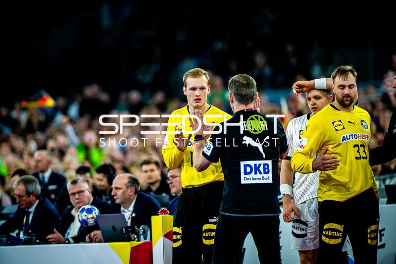 Handball I Herren I Euro 2024 I Vorrunde I Gruppe A I Deutschland - Schweiz I 10.01.2024