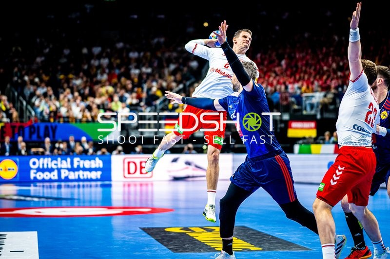 Handball I Herren I Euro 2024 I Vorrunde I Gruppe A I Schweiz - Frankreich I 14.01.2024