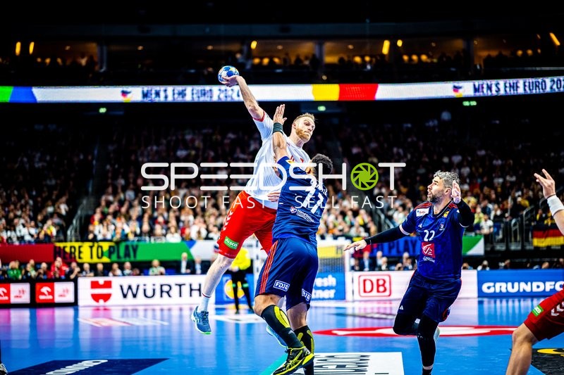 Handball I Herren I Euro 2024 I Vorrunde I Gruppe A I Schweiz - Frankreich I 14.01.2024