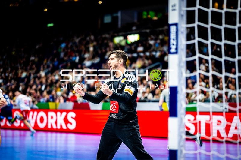 Handball I Herren I Euro 2024 I Vorrunde I Gruppe A I Schweiz - Frankreich I 14.01.2024