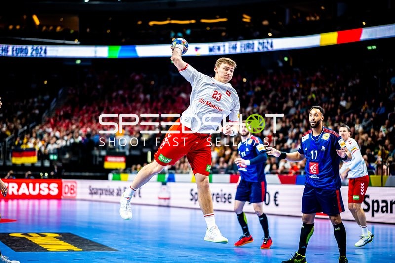 Handball I Herren I Euro 2024 I Vorrunde I Gruppe A I Schweiz - Frankreich I 14.01.2024