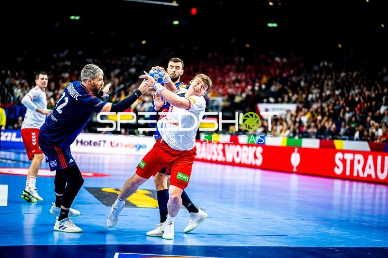 Handball I Herren I Euro 2024 I Vorrunde I Gruppe A I Schweiz - Frankreich I 14.01.2024