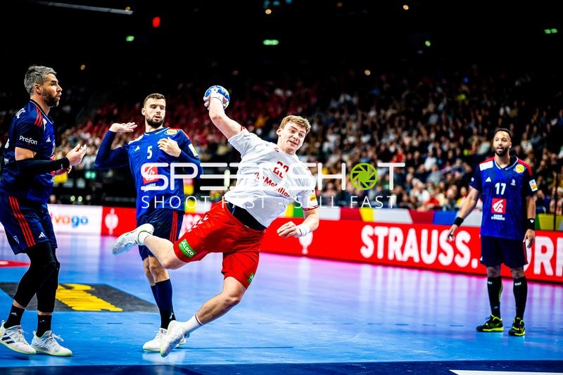 Handball I Herren I Euro 2024 I Vorrunde I Gruppe A I Schweiz - Frankreich I 14.01.2024