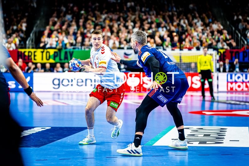 Handball I Herren I Euro 2024 I Vorrunde I Gruppe A I Schweiz - Frankreich I 14.01.2024