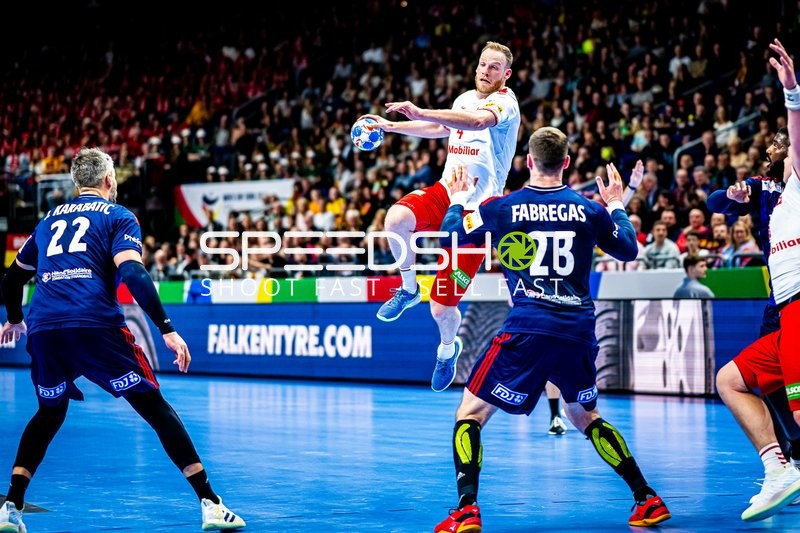 Handball I Herren I Euro 2024 I Vorrunde I Gruppe A I Schweiz - Frankreich I 14.01.2024