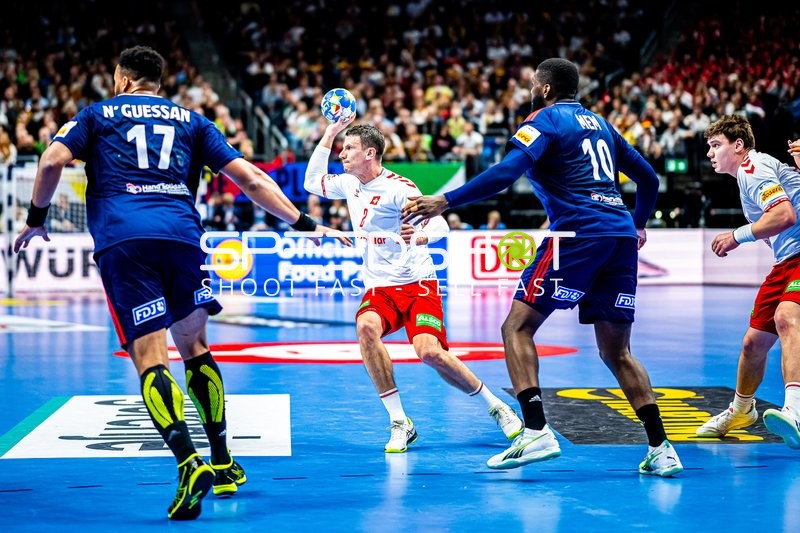Handball I Herren I Euro 2024 I Vorrunde I Gruppe A I Schweiz - Frankreich I 14.01.2024