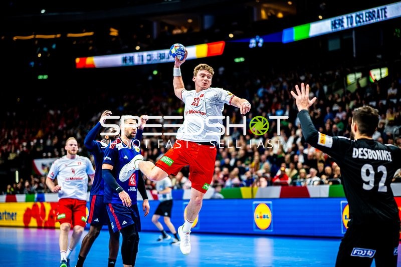 Handball I Herren I Euro 2024 I Vorrunde I Gruppe A I Schweiz - Frankreich I 14.01.2024