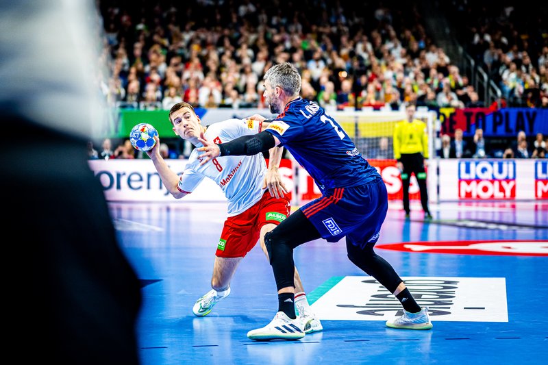 Handball I Herren I Euro 2024 I Vorrunde I Gruppe A I Schweiz - Frankreich I 14.01.2024