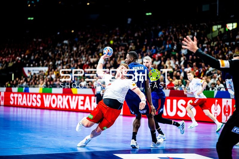 Handball I Herren I Euro 2024 I Vorrunde I Gruppe A I Schweiz - Frankreich I 14.01.2024