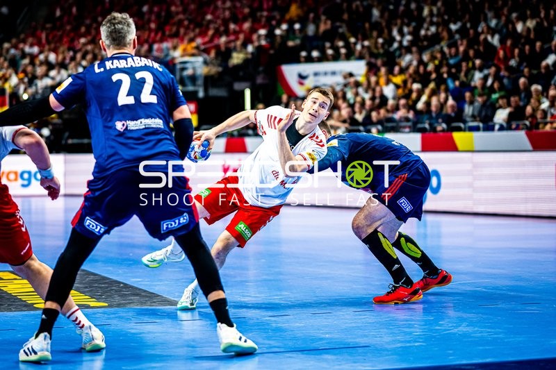 Handball I Herren I Euro 2024 I Vorrunde I Gruppe A I Schweiz - Frankreich I 14.01.2024