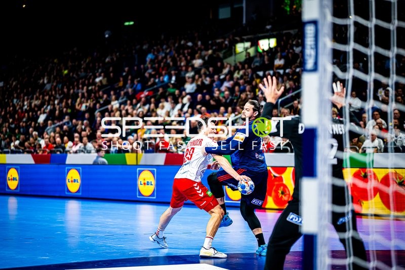 Handball I Herren I Euro 2024 I Vorrunde I Gruppe A I Schweiz - Frankreich I 14.01.2024