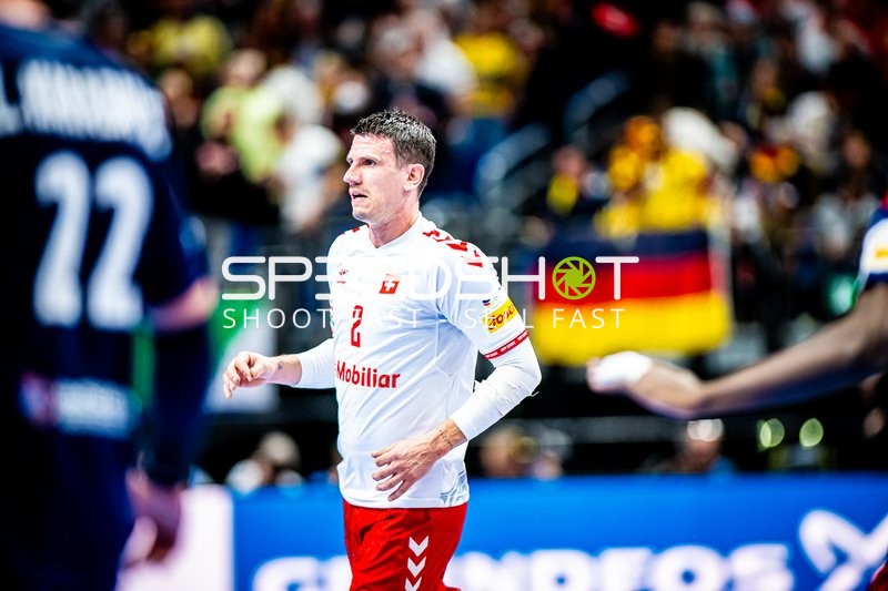 Handball I Herren I Euro 2024 I Vorrunde I Gruppe A I Schweiz - Frankreich I 14.01.2024