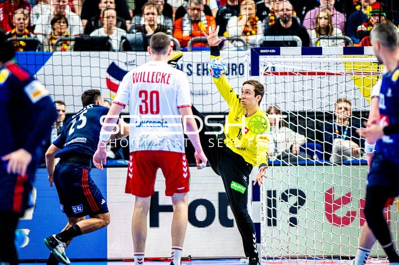 Handball I Herren I Euro 2024 I Vorrunde I Gruppe A I Schweiz - Frankreich I 14.01.2024