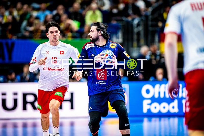 Handball I Herren I Euro 2024 I Vorrunde I Gruppe A I Schweiz - Frankreich I 14.01.2024