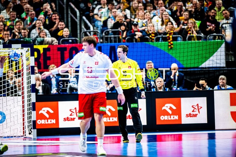 Handball I Herren I Euro 2024 I Vorrunde I Gruppe A I Schweiz - Frankreich I 14.01.2024