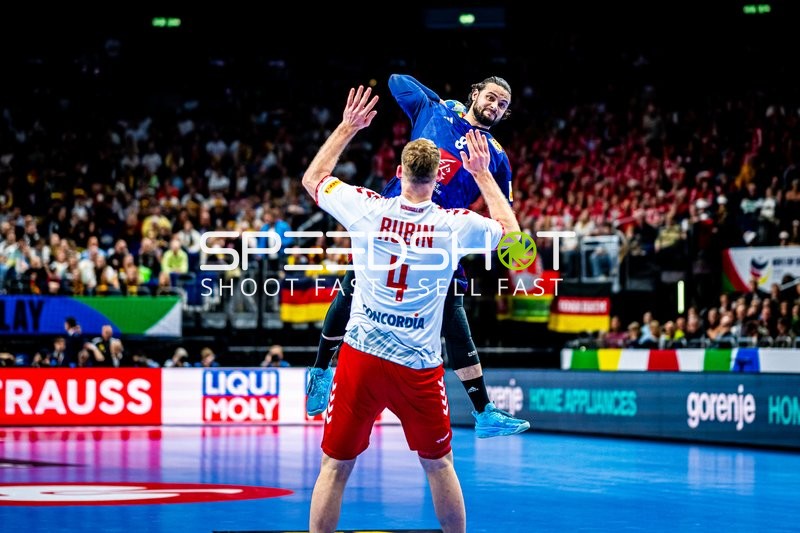 Handball I Herren I Euro 2024 I Vorrunde I Gruppe A I Schweiz - Frankreich I 14.01.2024