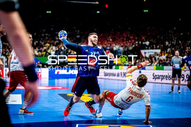 Handball I Herren I Euro 2024 I Vorrunde I Gruppe A I Schweiz - Frankreich I 14.01.2024