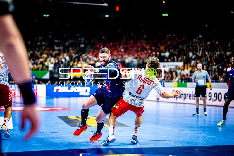 Handball I Herren I Euro 2024 I Vorrunde I Gruppe A I Schweiz - Frankreich I 14.01.2024
