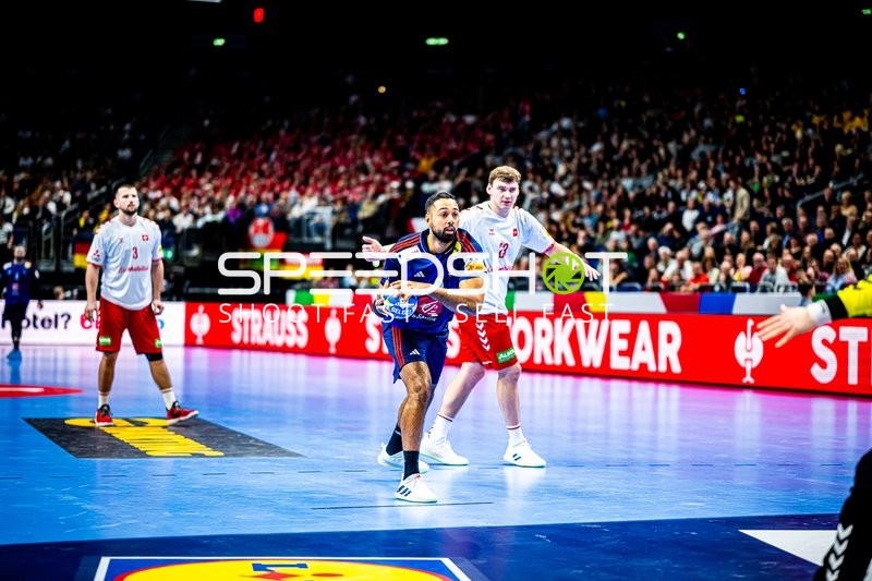 Handball I Herren I Euro 2024 I Vorrunde I Gruppe A I Schweiz - Frankreich I 14.01.2024