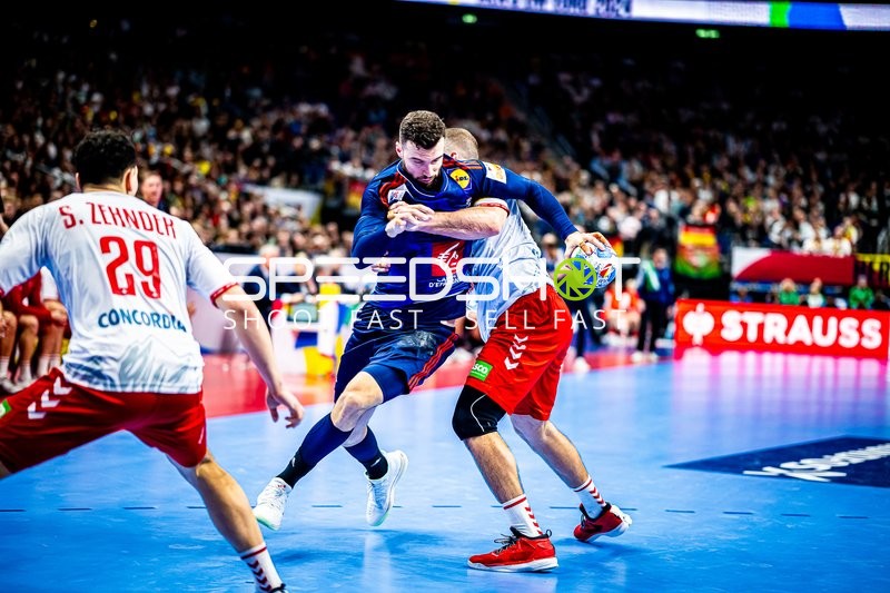 Handball I Herren I Euro 2024 I Vorrunde I Gruppe A I Schweiz - Frankreich I 14.01.2024
