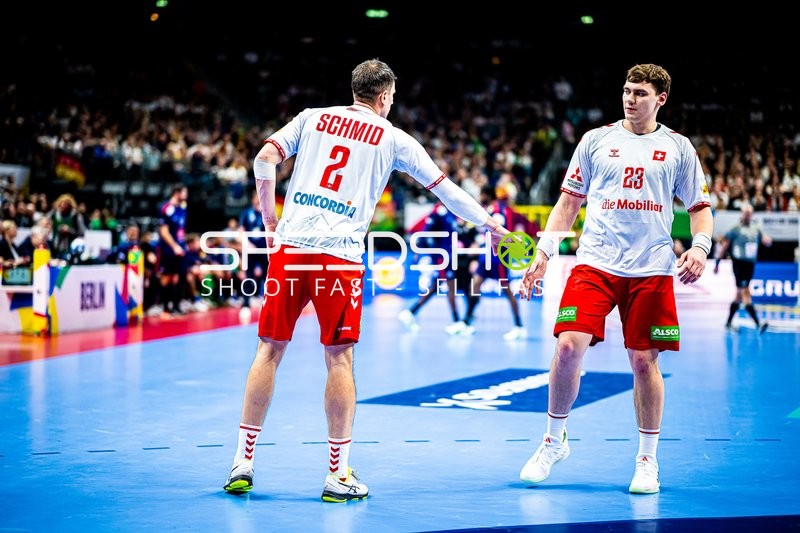 Handball I Herren I Euro 2024 I Vorrunde I Gruppe A I Schweiz - Frankreich I 14.01.2024
