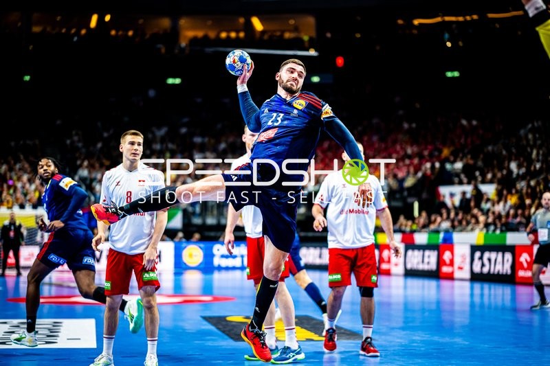 Handball I Herren I Euro 2024 I Vorrunde I Gruppe A I Schweiz - Frankreich I 14.01.2024