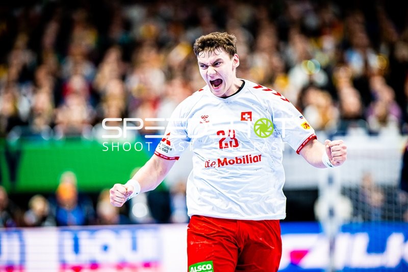 Handball I Herren I Euro 2024 I Vorrunde I Gruppe A I Schweiz - Frankreich I 14.01.2024